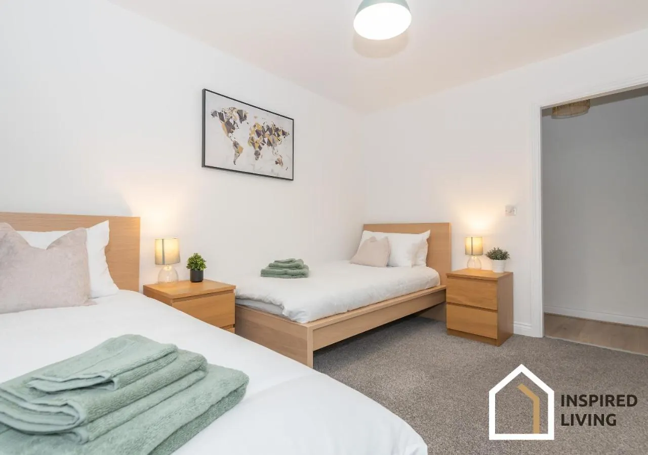 Apartamento Stylish & Modern 2 Bed 2 Bath With Free Parking Leeds